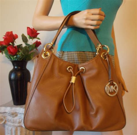 lambskin leather Michael Kors